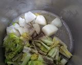 A picture of step 1 of Soupy chicken noodle.