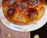 عکس مرحله 13 از دستور نان کندو عسلی مغزدار😍