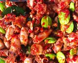 Foto langkah ke 8 dari resep Sambal Cumi Asin Pete.