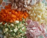 Foto del paso 1 de la receta: Lentejas con tocino y verduras