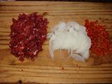 Empanada de carne cortada a cuchillo
