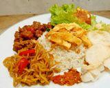 Foto langkah ke 5 dari resep Nasi Uduk Rice Cooker Simple.