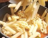 A picture of step 6 of Penne Arrabiata.
