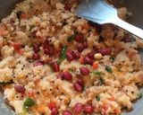 A picture of step 8 of Rava Upma.