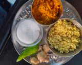 A picture of step 1 of Stuffed moong dal wrap.