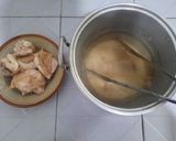 Foto langkah ke 4 dari resep Ayam Rebus Bumbu Matah untuk Diet.
