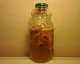 A picture of step 3 of How to make homemade yeast water from pear.