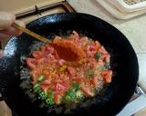 A picture of step 9 of Tawa Bhindi.