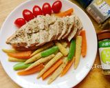 義式香料雞胸肉佐時蔬(電鍋版)的食譜步驟8照片