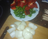 Foto del paso 1 de la receta: Brochetas de pulpo y verduras al horno