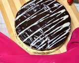 A picture of step 14 of Eggless Chocolate Cake.