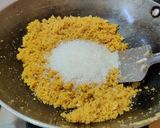 A picture of step 10 of Moong Dal Halwa.