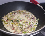 Foto del paso 5 de la receta: Pasta con salsa vegetariana al roquefort