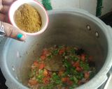 A picture of step 4 of Veg Pulav with Fruit Raita.