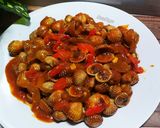 Foto langkah ke 8 dari resep Kerang Dara Saus Padang.