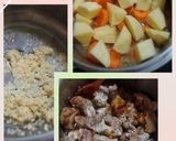 Hình bước làm 2 của món Cà ri BÒ kiểu Nhật