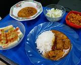 A picture of step 8 of Chicken Curry.