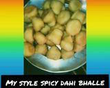 A picture of step 1 of My style spicy Dahi Bhalle.