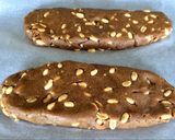 Mogyoróvajas-földimogyorós cantuccini (biscotti) recept fázis 4 fotója