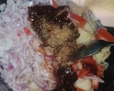 A picture of step 2 of Sweet potatoes mix chaat.