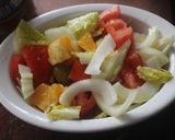 Foto del paso 7 de la receta: Ensalada con lechuga, naranja y más cosas