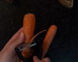 Foto del paso 1 de la receta Hummus embrujado (Hummus con zanahoria) - Adviento Halloween