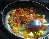 A picture of step 3 of Haldi ki sabzi.