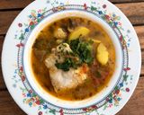 A picture of step 6 of Hvarska Gregada (Croatian Fish Stew).