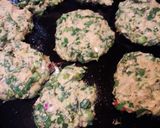 A picture of step 7 of Soyabeen lentil green kabab.