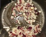 A picture of step 1 of Chicken filling.