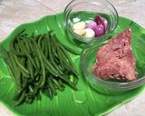 Foto langkah ke 1 dari resep Baby Buncis Daging Giling.