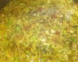 A picture of step 3 of Vegetable rice with homemade yogurt.