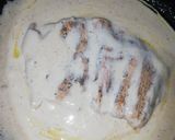 Une image de l'étape 4 de Escalope avec la crème fraîche.