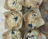 Une image de l'étape 7 de 🫐 Muffins Aux Bleuets Et Crumble Aux Amandes.