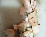 Foto del paso 1 de la receta: Bolas de pollo en salsa agridulce