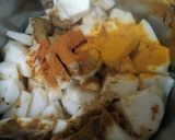 A picture of step 3 of Shaljum ki bhujiya (Turnip).