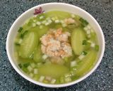 Hình bước làm 2 của món Canh dưa hường nấu tép