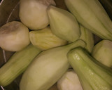 A picture of step 1 of Cucumber salad.