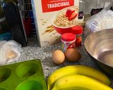 Foto del paso 1 de la receta: Muffins de avena y plátano