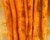 A picture of step 2 of Sunshine's glazed boiled carrots.