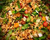 Hình bước làm 4 của món Salad Cá Hồi Áp Chảo