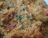 A picture of step 4 of Brinjal ka bartha.