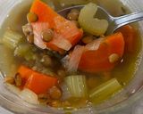 A picture of step 10 of Mom’s Lentil Soup.