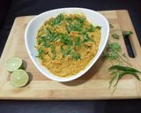 A picture of step 5 of Sweet corn chevda.