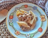 Foto del passaggio 4 della ricetta Conchiglioni con crema di patate e salsiccia