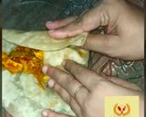 A picture of step 10 of Paneer Frankie Paneer Rolls.