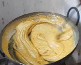 நெய் மைசூர் பாகு(ghee mysorepak recipe in tamil) ரெசிபி ஸ்டேப் 4 புகைப்படம்
