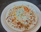 A picture of step 3 of Boondi Raita.