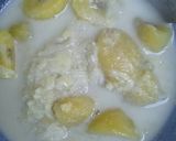 Foto langkah ke 7 dari resep Ketan siram kolak pisang duren.