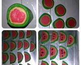 Foto langkah ke 5 dari resep Watermelon Cookies (kuker Semangka), 3 bahan, no mixer #Pr_kueKering.